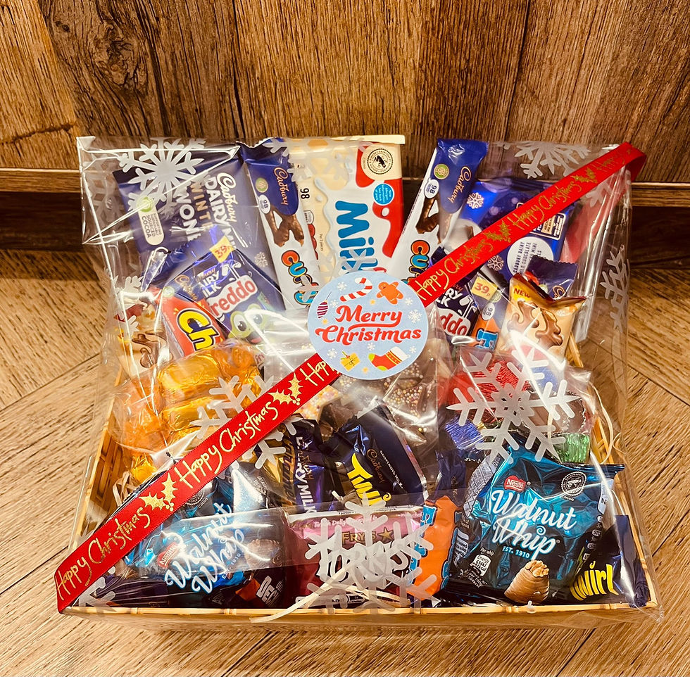 FESTIVE RETRO CHOCOLATE HAMPER