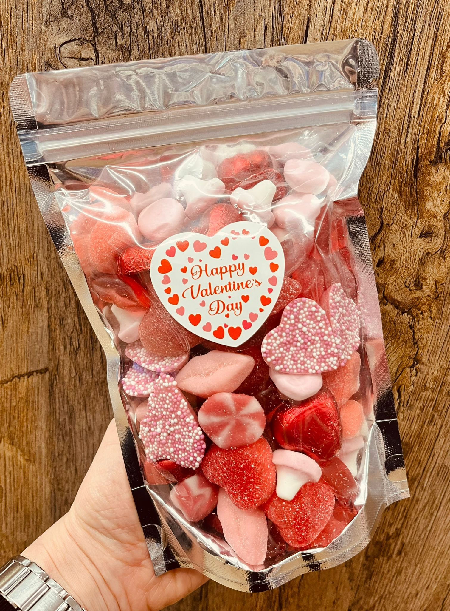 VALENTINES SWEET, MALLOW & CHOCOLATE POUCH BAG (500G)