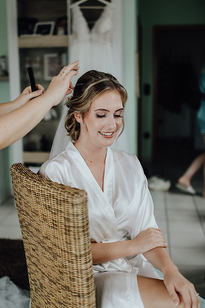 Brautstyling Julia - Geting Ready