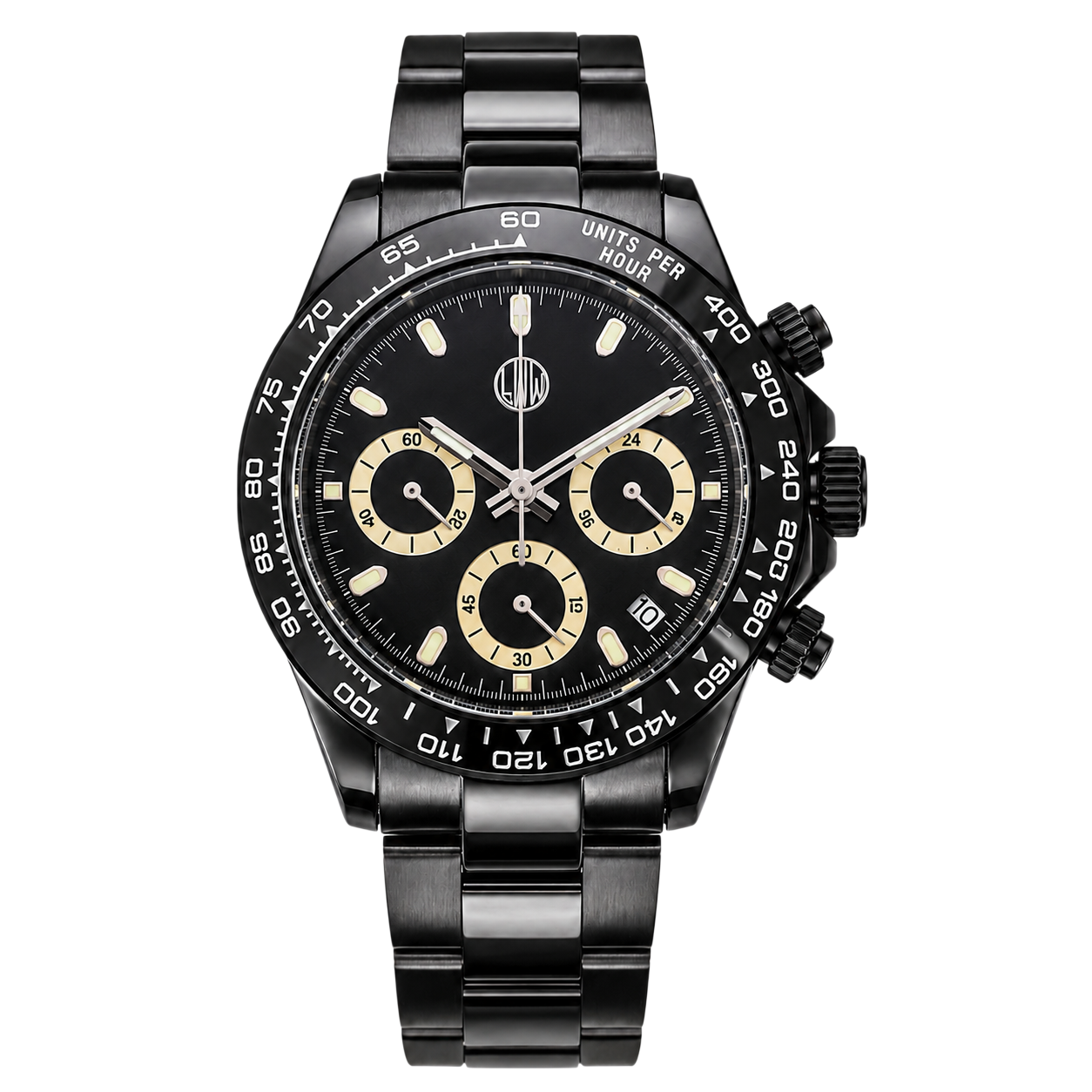 Slieve Vector Chrono – VK63 Meca-Quartz – 39mm Black Steel