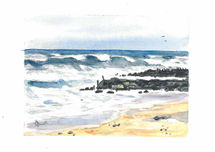 Watercolor, hand made, authentic art, original archival Prints