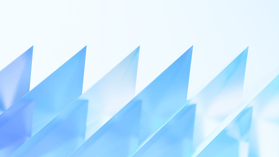 Abstract Blue Triangles