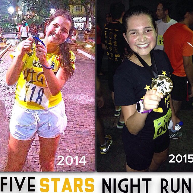 Instagram - A FIVE STARS NIGHT RUN foi minha primeira corrida, o pontapé inicial