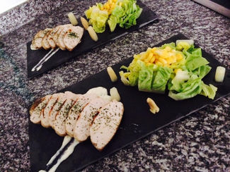 RECETA DE LA SEMANA: Solomillo de pavo con salsa de queso