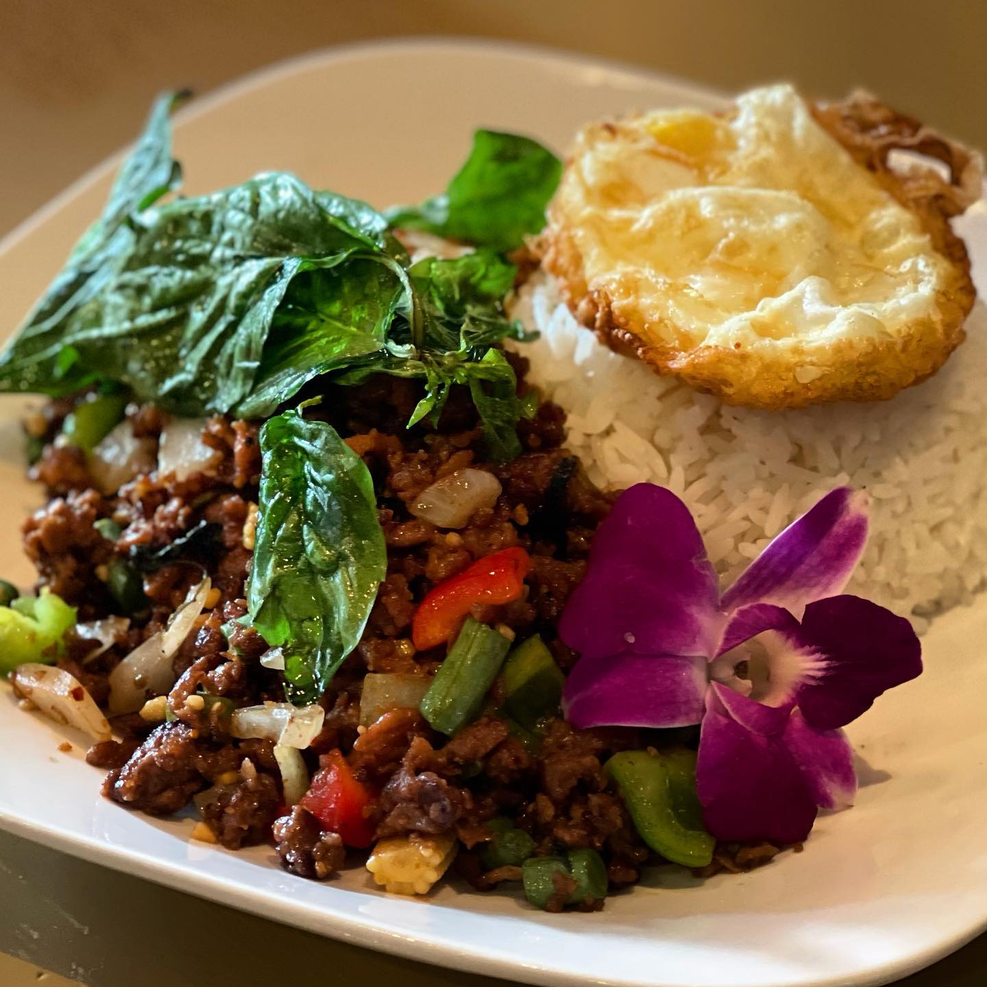 Arranged Food and Objects