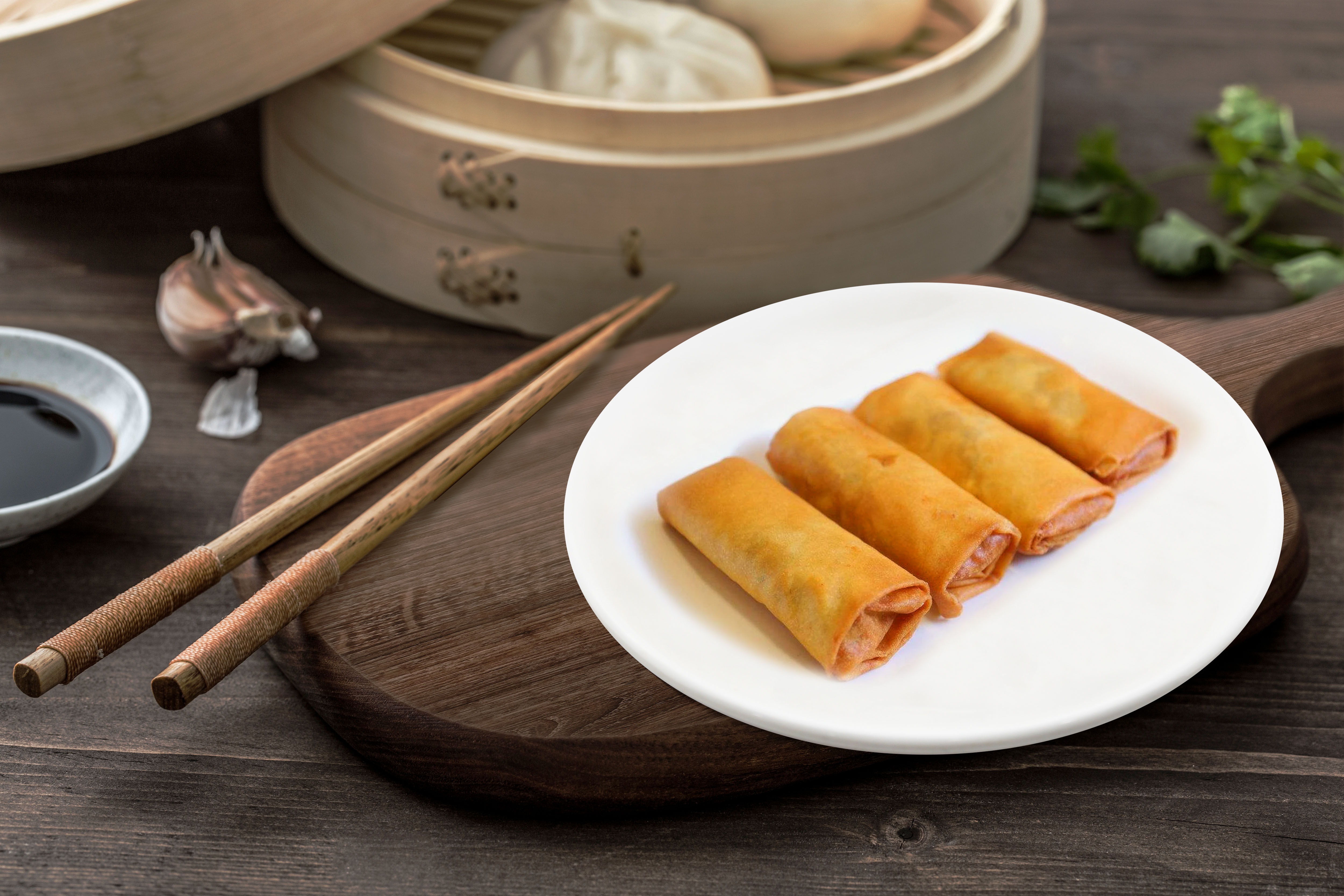 BBQ Chicken Spring Roll