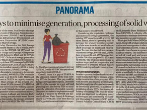 Ways to minimise generation, processing of solid waste
