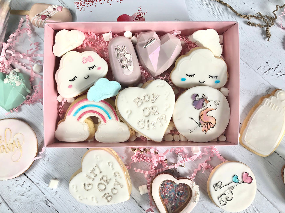 Gender Reveal Themed - Deluxe Hamper / Treat Box