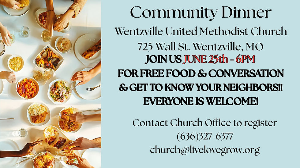 Community Dinner - Thursday, 06/25 - 6PM - Free Food & Conversation!