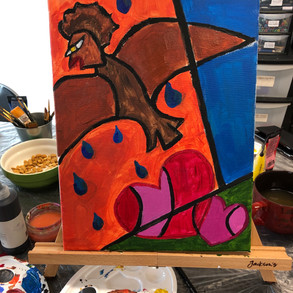 March 2022: Art workshop: Cubism