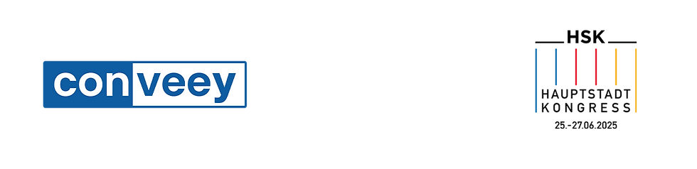 conveey GmbH logo & Hauptstadtkongress 2025 logo