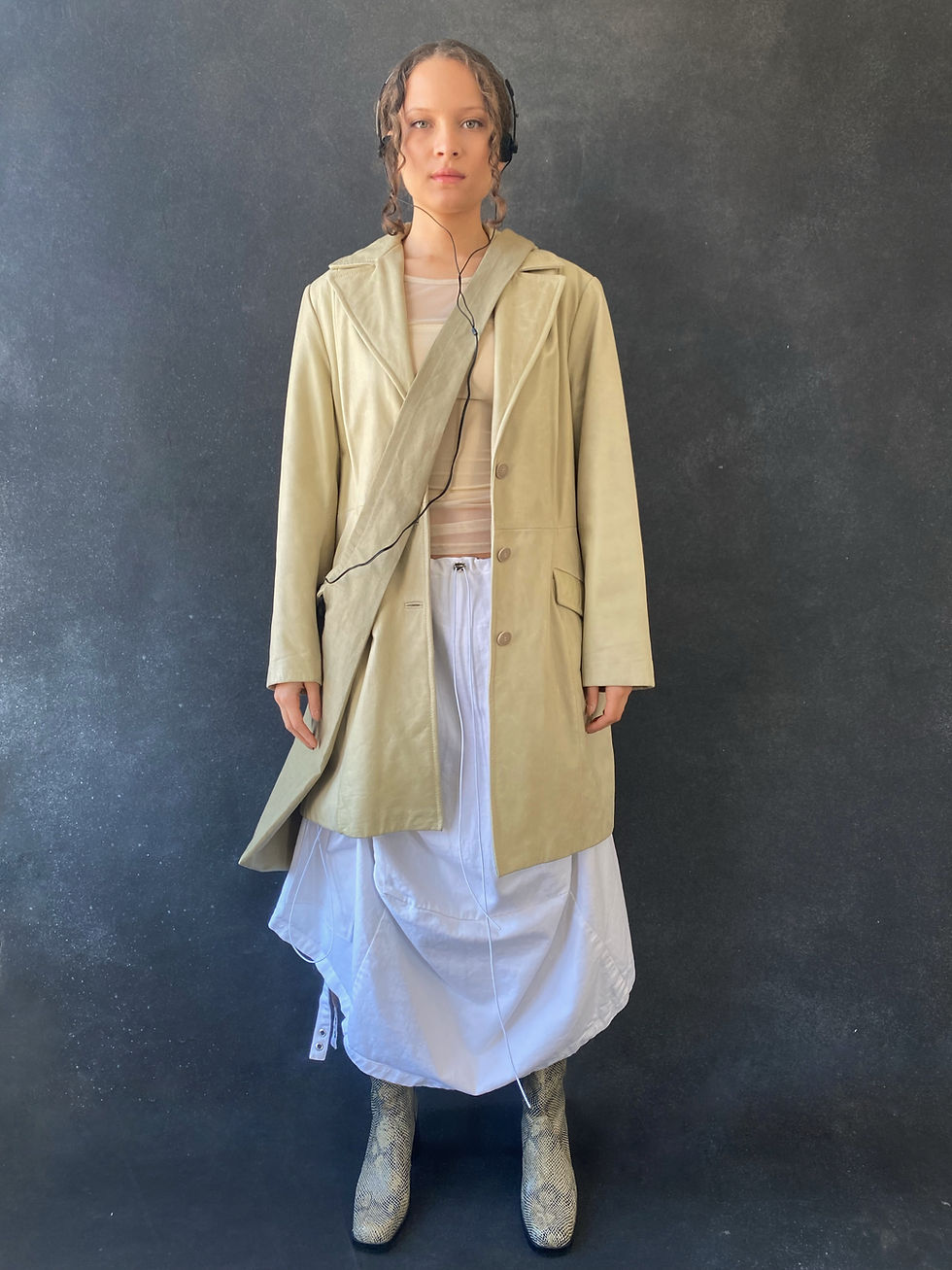 Thumbnail: 1/1 Upcycled Utility Skirt