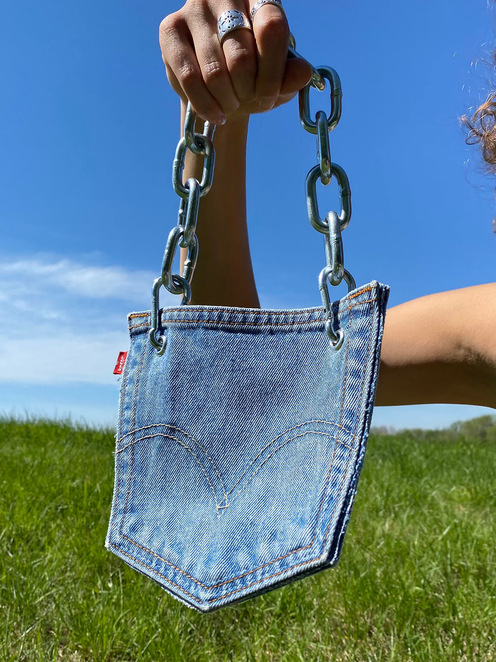 Thumbnail: 1/1 Upcycled 7" Pocket Bag