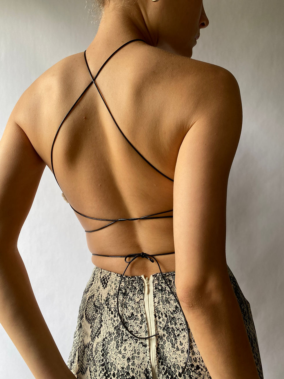 Thumbnail: 1/1 Upcycled Knit Wrap Top