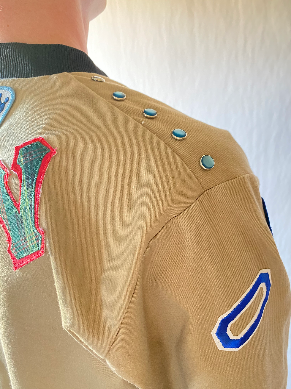 Thumbnail: 1/1 Upcycled Patchwork Bomber Jacket