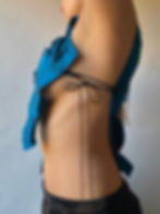 Thumbnail: 1/1 Upcycled Button Scrunch Top