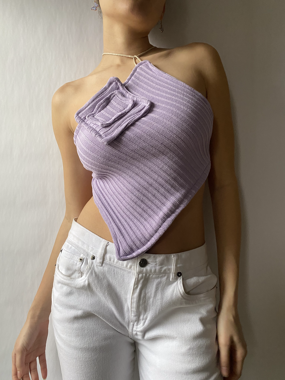 1/1 Upcycled Halter Top