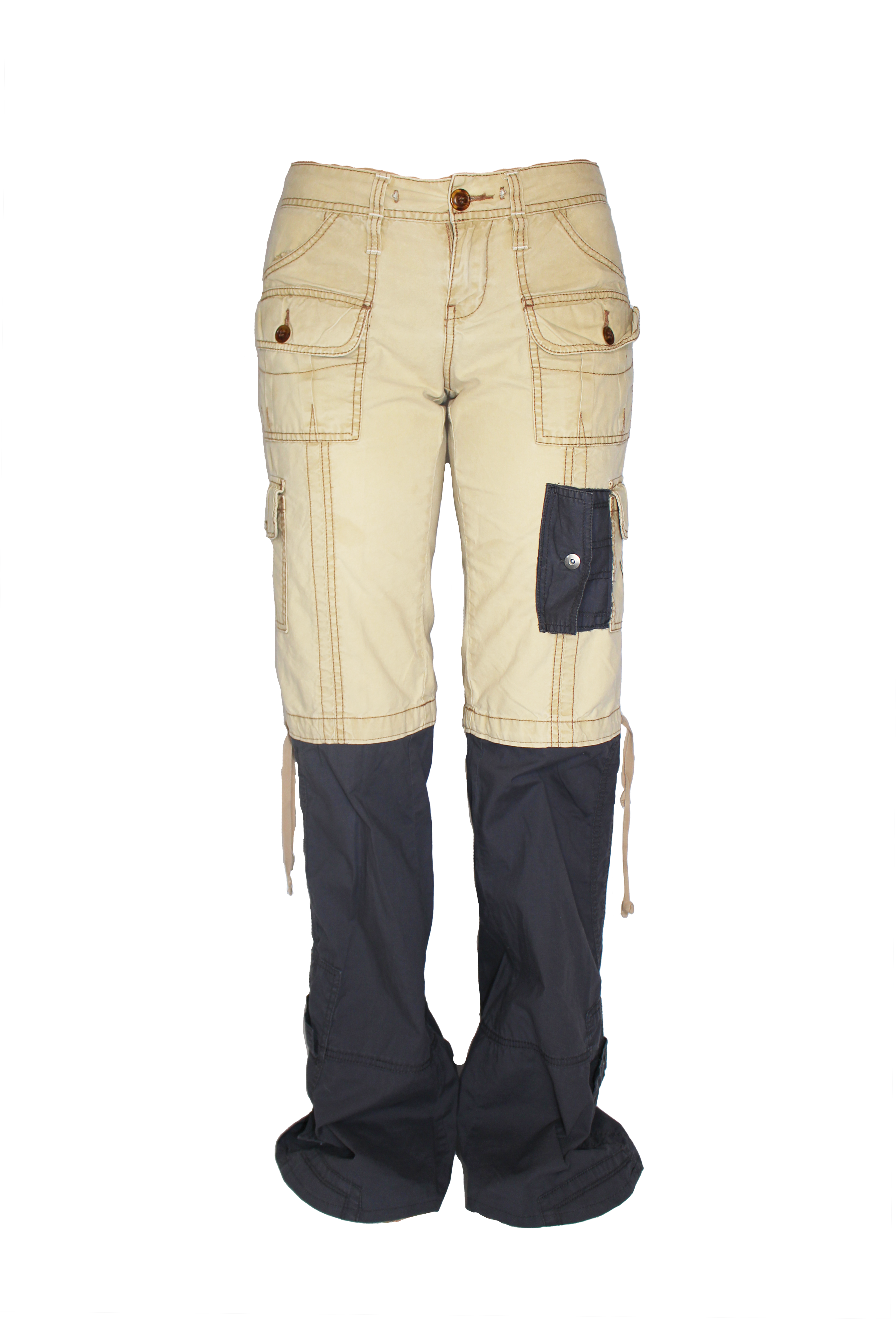 1/1 Upcycled Two-Tone Cargo Pants