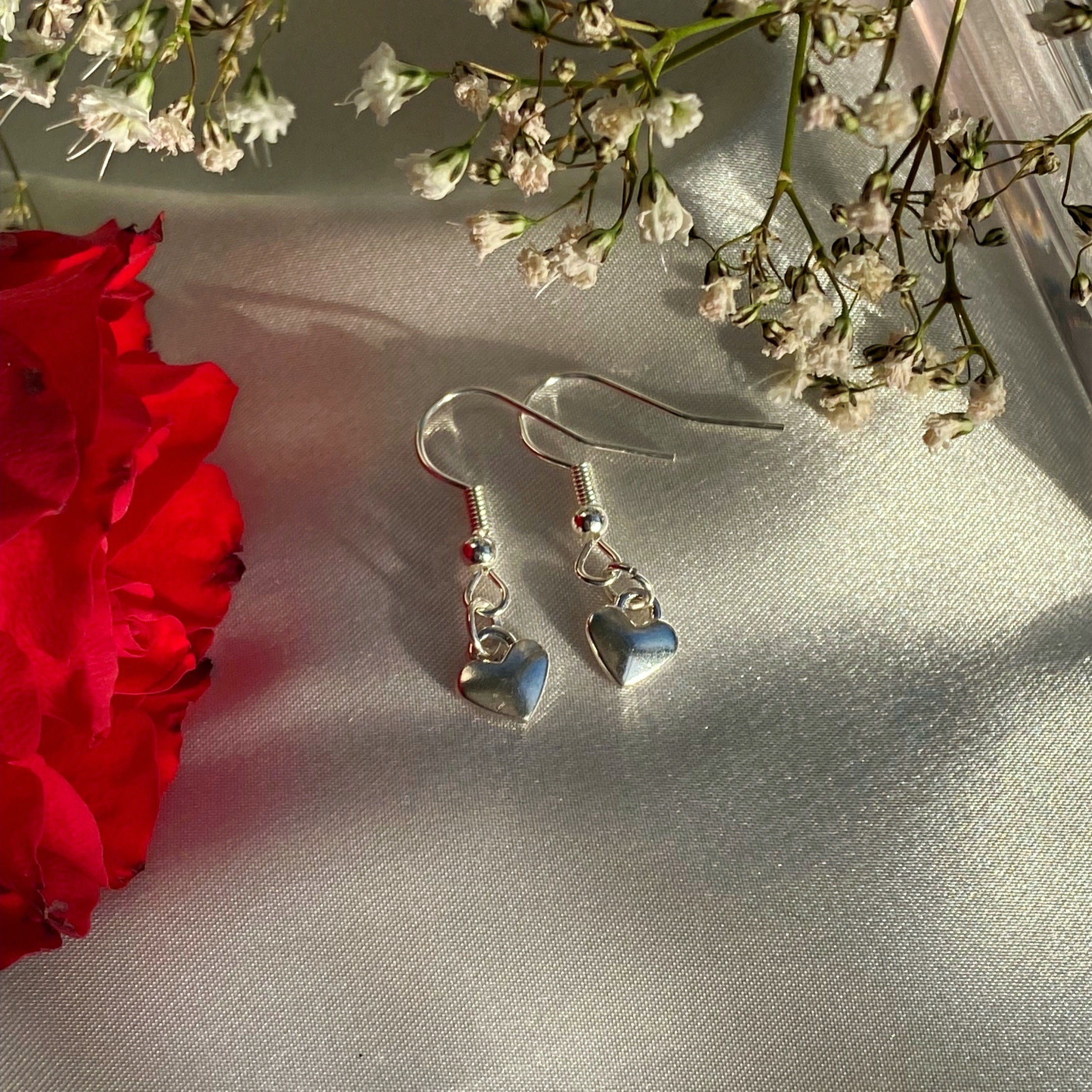 Dainty Heart Earrings