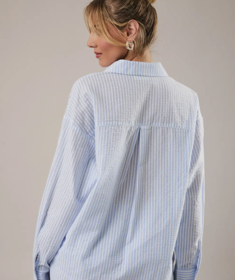 Thumbnail: New England Lobster Striped Button Down