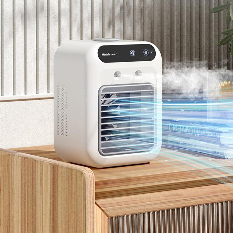 “Portable 3-in-1 Air Cooler Fan – Mini AC for Room, Office & Car | Fast Cooling