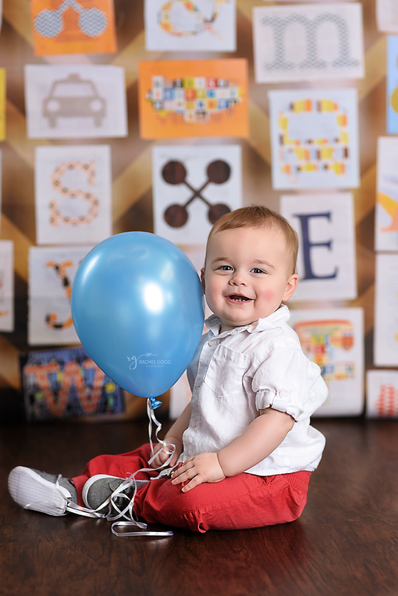 First Birthday session with Everette.