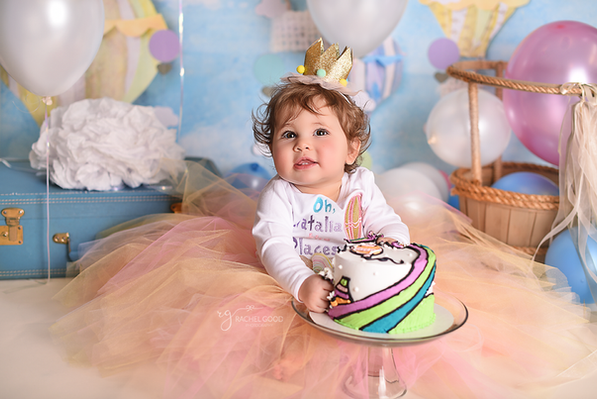 Natalia turns ONE. "Oh, the places you'll go..." Columbia Station, OH Baby Photographe