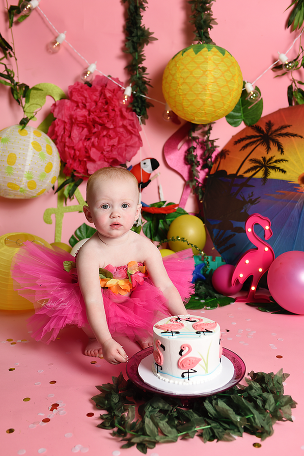 Celebrating One with Miss J. {{ a Luau Cake Smash }}