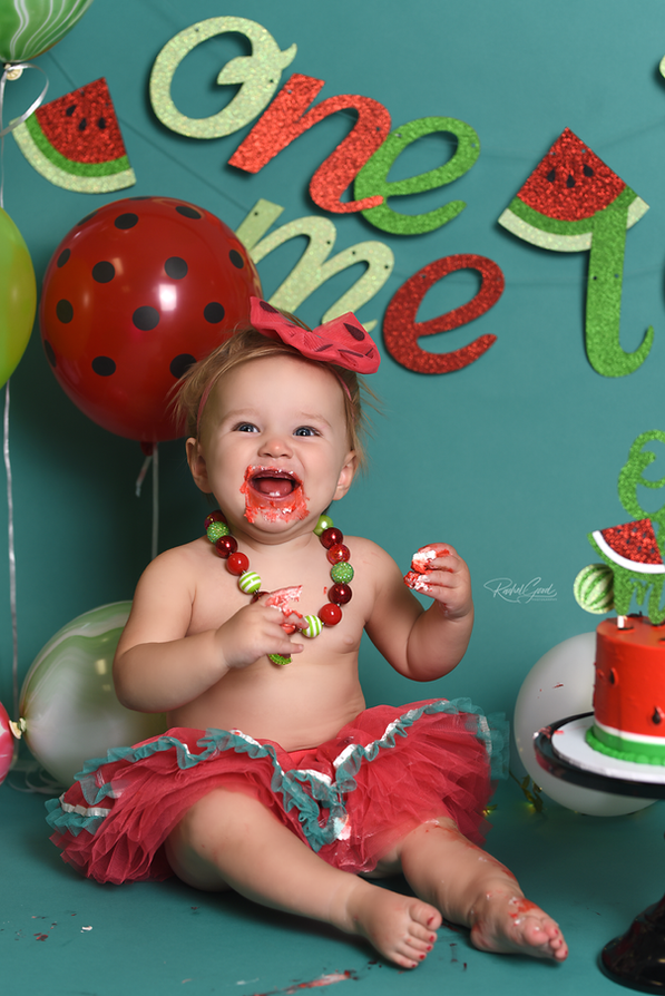 Watermelon Cake Smash with Briella.