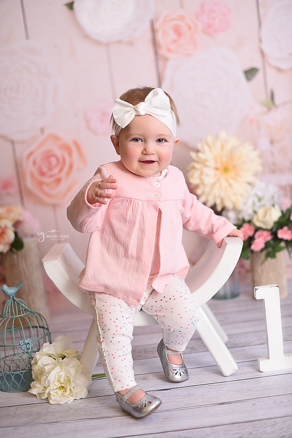Eleanor turns ONE. First Birthday Portraits.