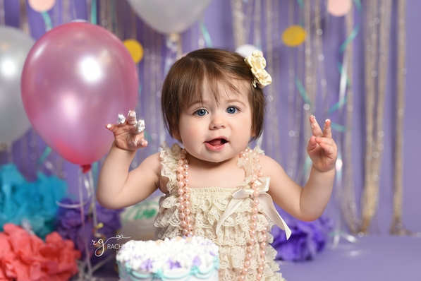 Remi's Cake Smash. Medina, OH Photographer
