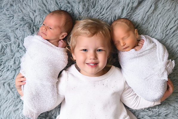 double the cuteness. twin newborn session.