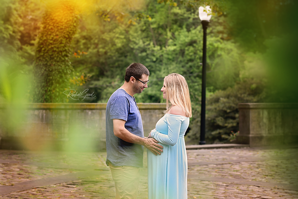 Italian Cultural Garden Maternity session with Kristine and Bob.