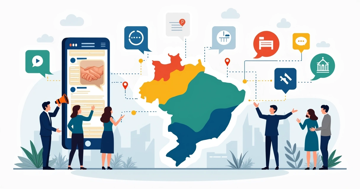 Segmentação geográfica em social ads para as eleições de 2026
