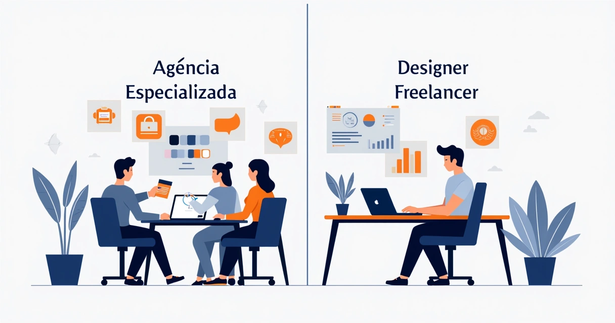 Identidade visual: agência especializada ou designer freelancer?