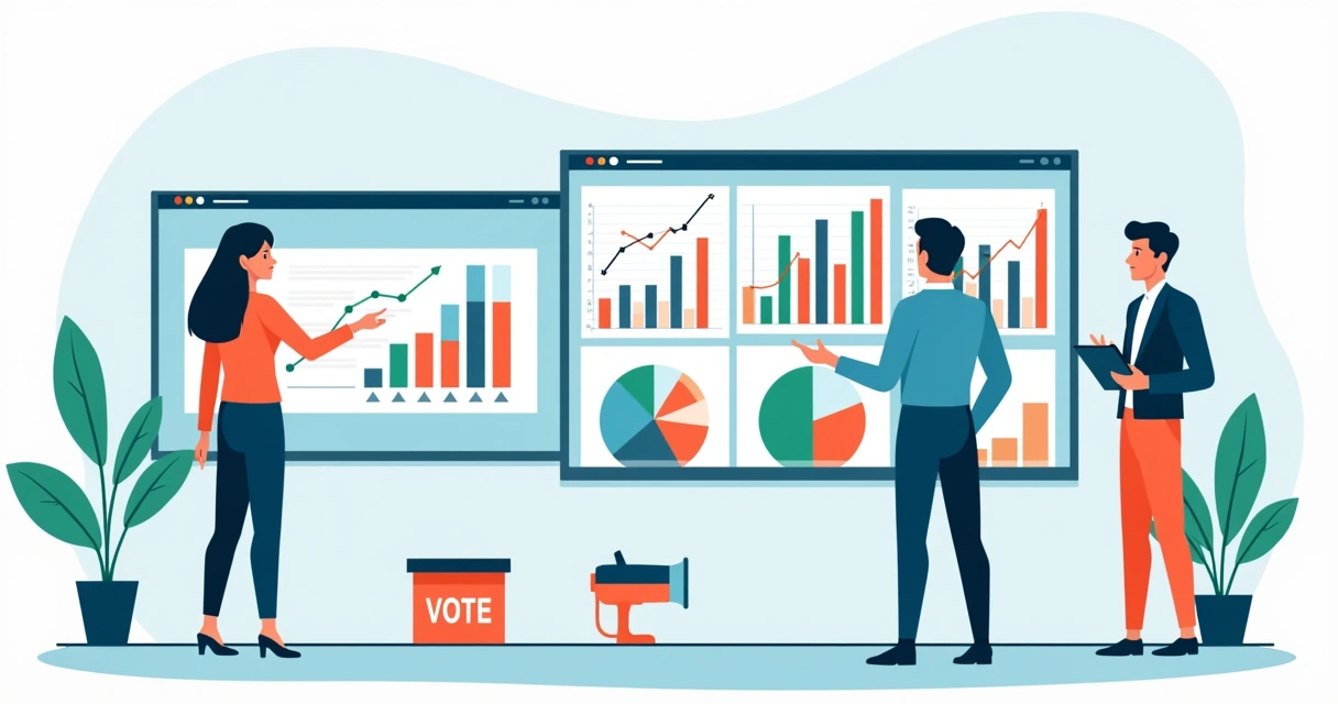 Como fazer benchmarking competitivo entre campanhas eleitorais