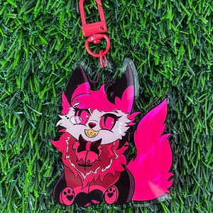 ALASTOR CAT KEYCHAIN