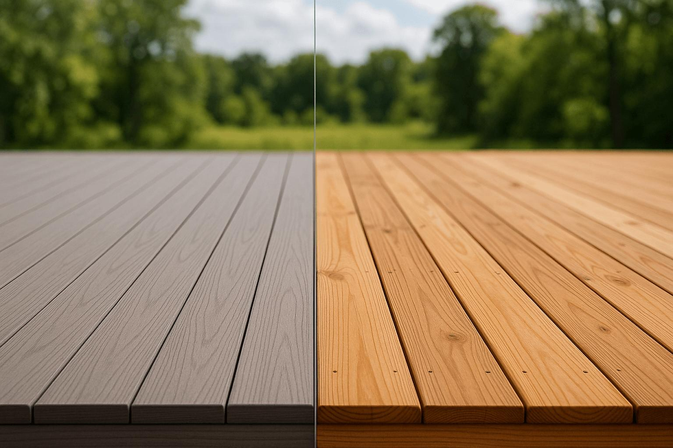 composite decking vs wood decking cost