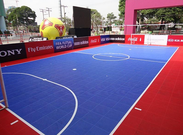 Sport Court outdoor futsal surface built for durability and consistent play.