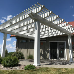 Aluminum Outdoor Pergola on Patio and Deck