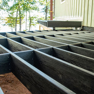 OC lumber deck framing