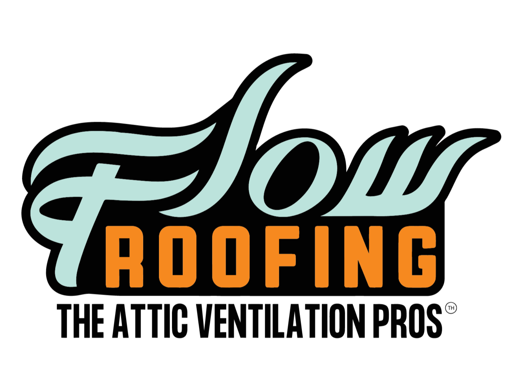 Flow Roofing logo
