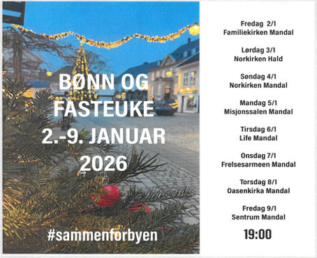 Felles kristen Bønneuke 2026