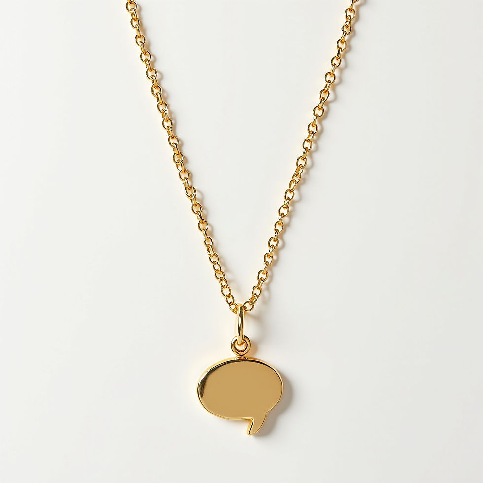 Goldene Statement Kette