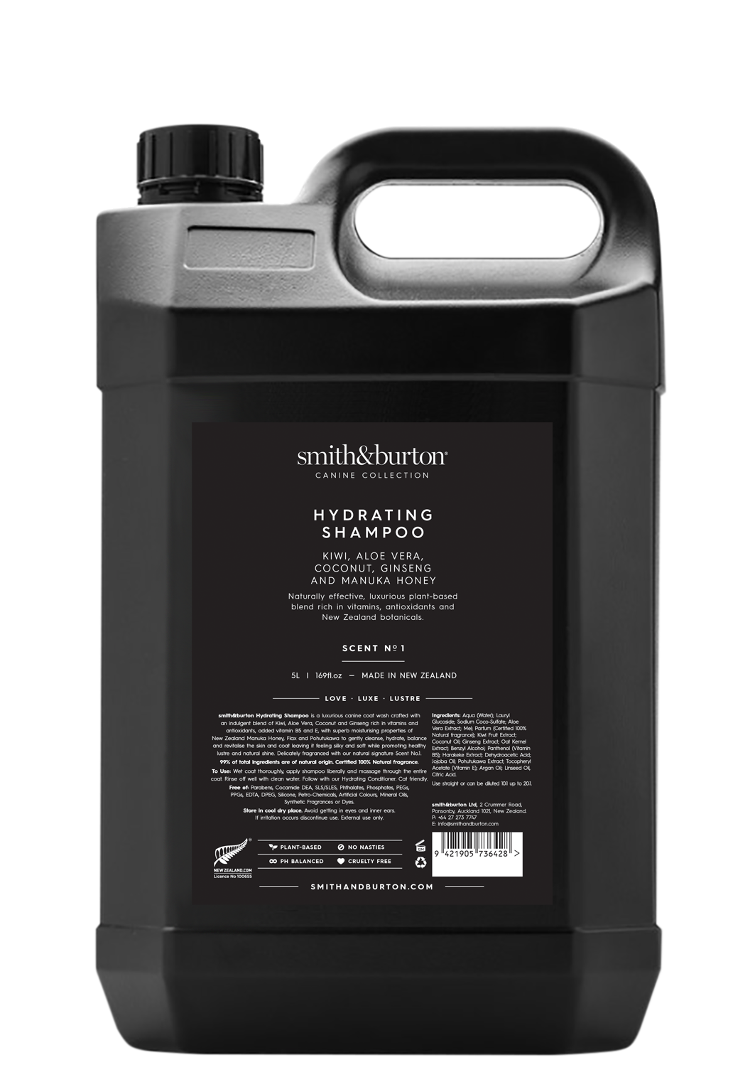 Hydrating Shampoo 1.33 gal smith&burton