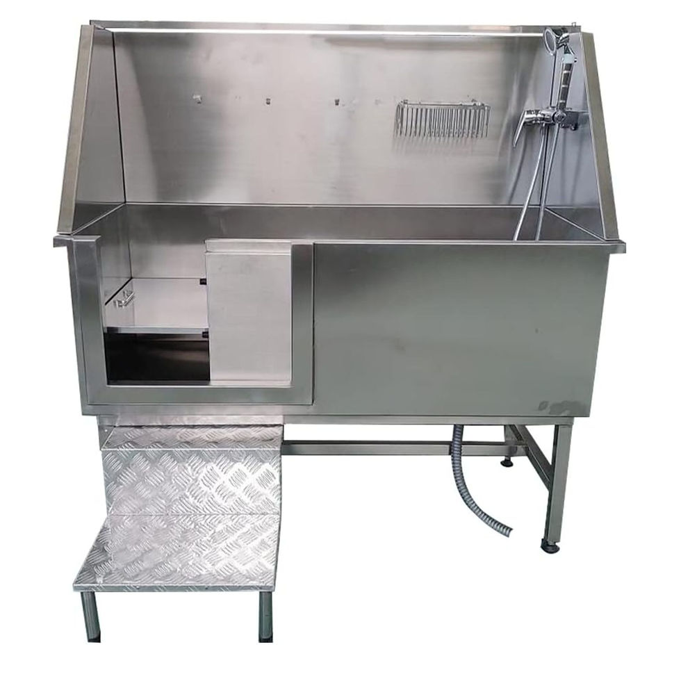 60" Walk-In Tub - Left Side Door by Groomer Essentials