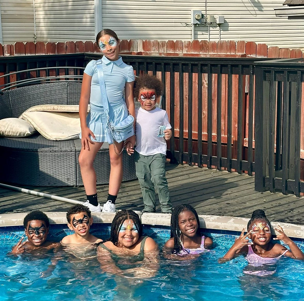 Water Resistant paint for this pool party