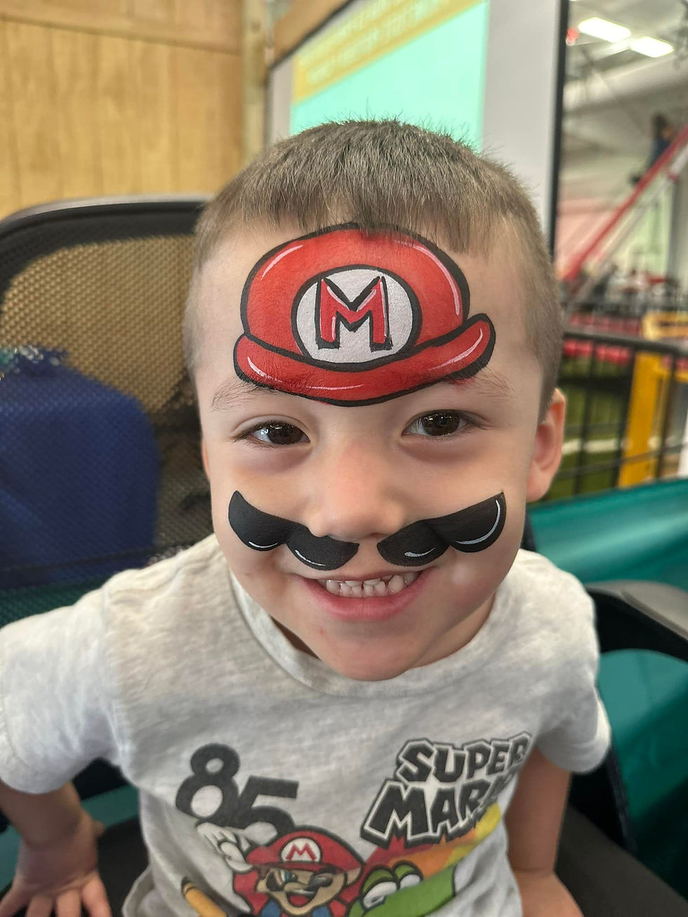 Mario Face Paint