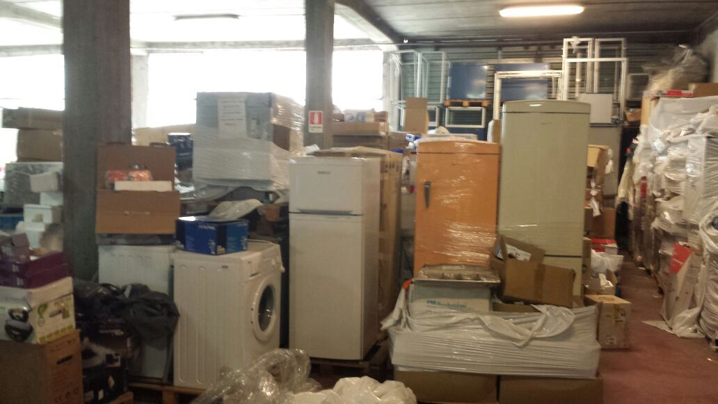 Brown and white goods