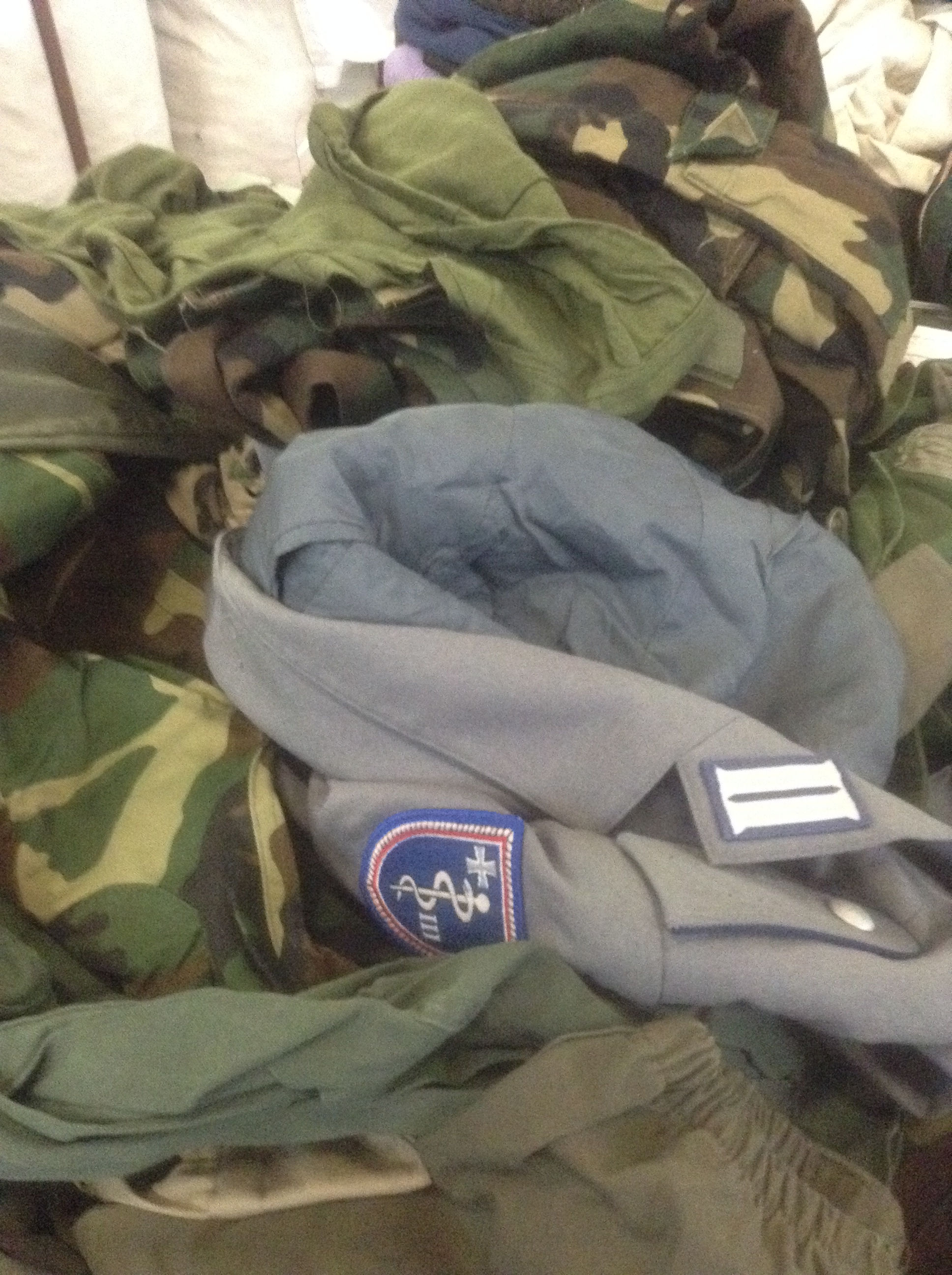 Military clothing used